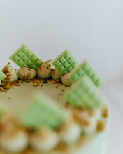 Load image into Gallery viewer, PISTACHIO WHITE CHOCOLATE CAKE