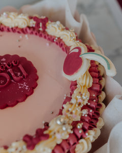 'Love you' Vintage Cake